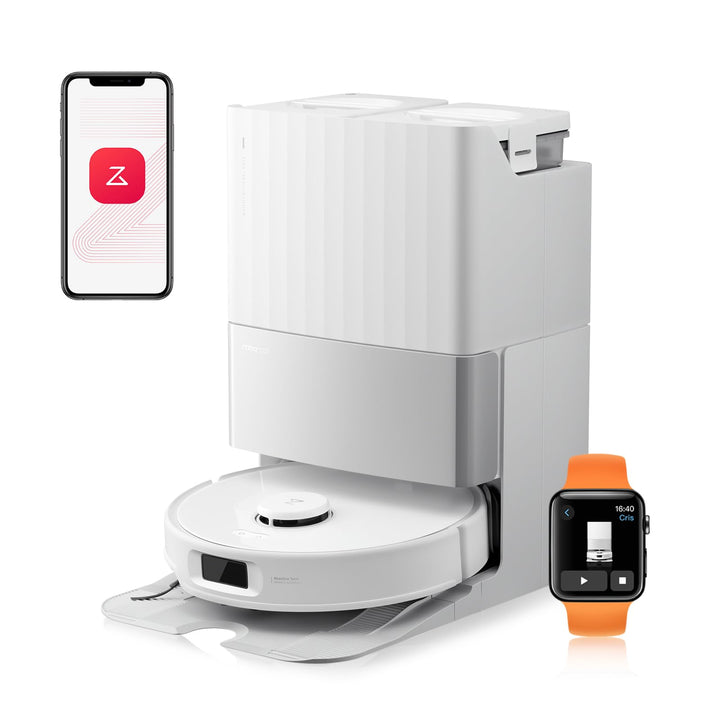 roborock Qrevo Edge S5A Saugroboter mit Wischfunktion,Dual Anti-Tangle-System,18.500Pa,FlexiArm Desi