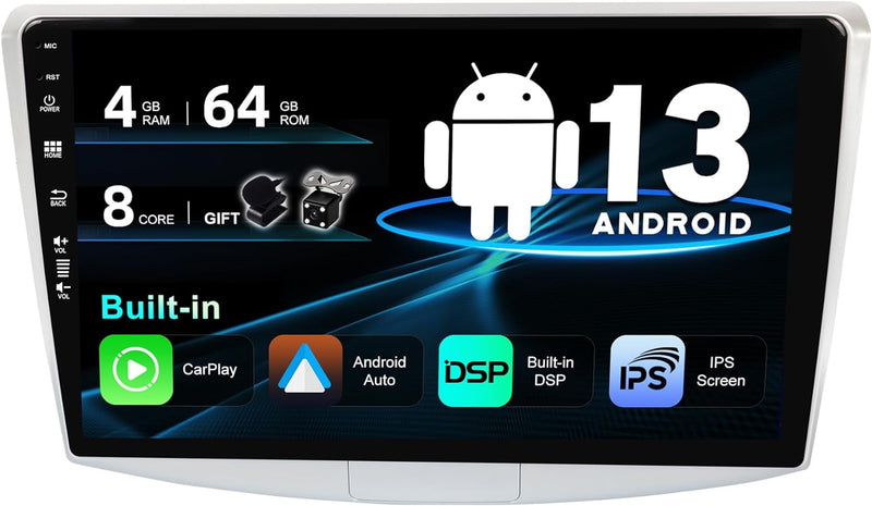 SXAUTO Android 12 IPS Autoradio Passt für Passat B6 / B7 Magotan/CC (2010-2018) - Eingebaut Carplay/