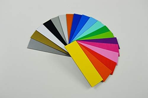 25 Magnet-Etiketten, Farbe Hellviolett, Länge 10 cm – Breite 4 cm. Hellviolett Longueur 10cm - Large