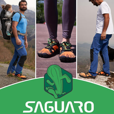 SAGUARO Unisex Minimalistische Barfussschuhe Traillaufschuhe Atmungsaktiv Schnell Trocknend Badeschu