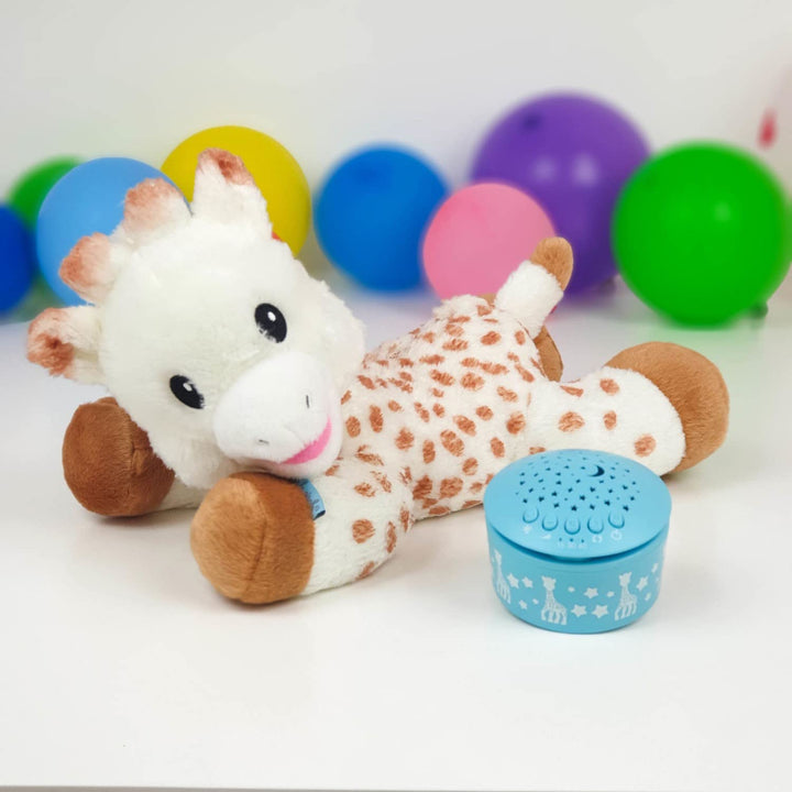 Sophie la Girafe 3-in-1 Nachtlicht für Babys ab der Geburt | Sternprojektor | 15 Schlaflieder | trag