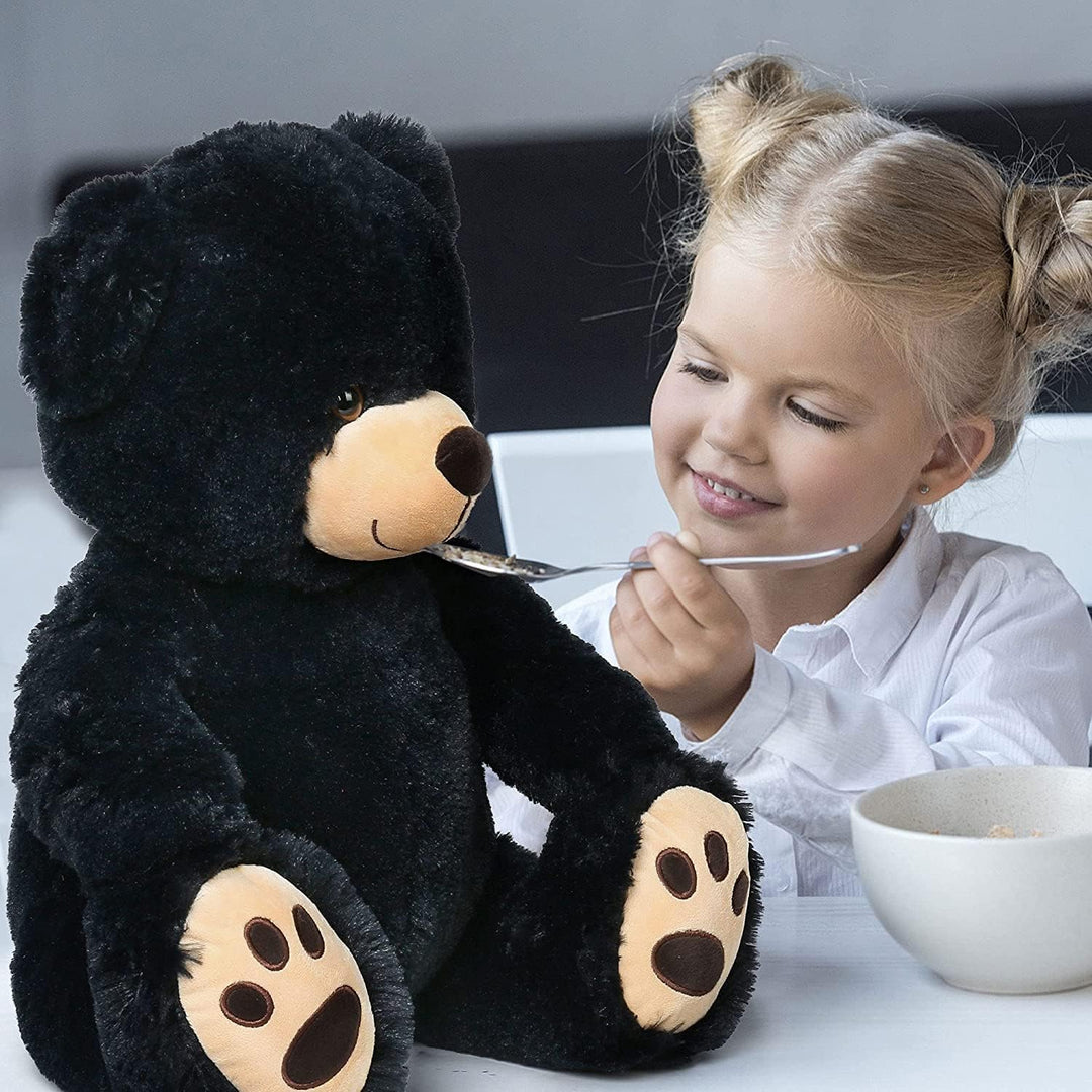 LotFancy Teddybär Kuscheltier 50cm, Plüschtier Stofftier Teddy, Süsses Geschenk für Kinder Mädchen F