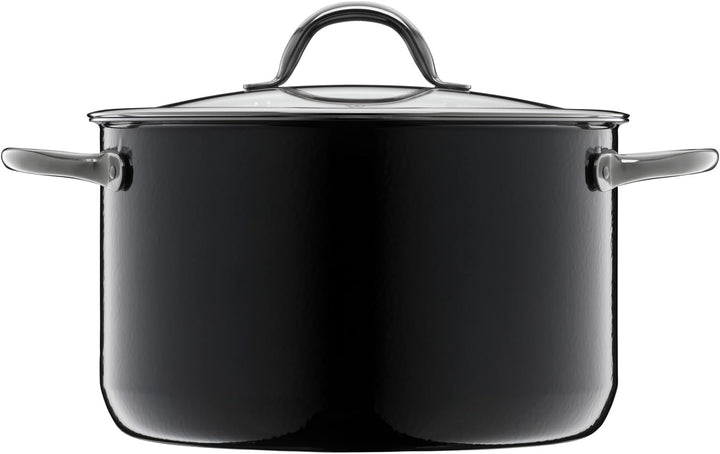 WMF Fusiontec Inspire Kochtopf gross, 24 cm, Glasdeckel, Fleischtopf Induktion, 6,4l, High-Tech Kera