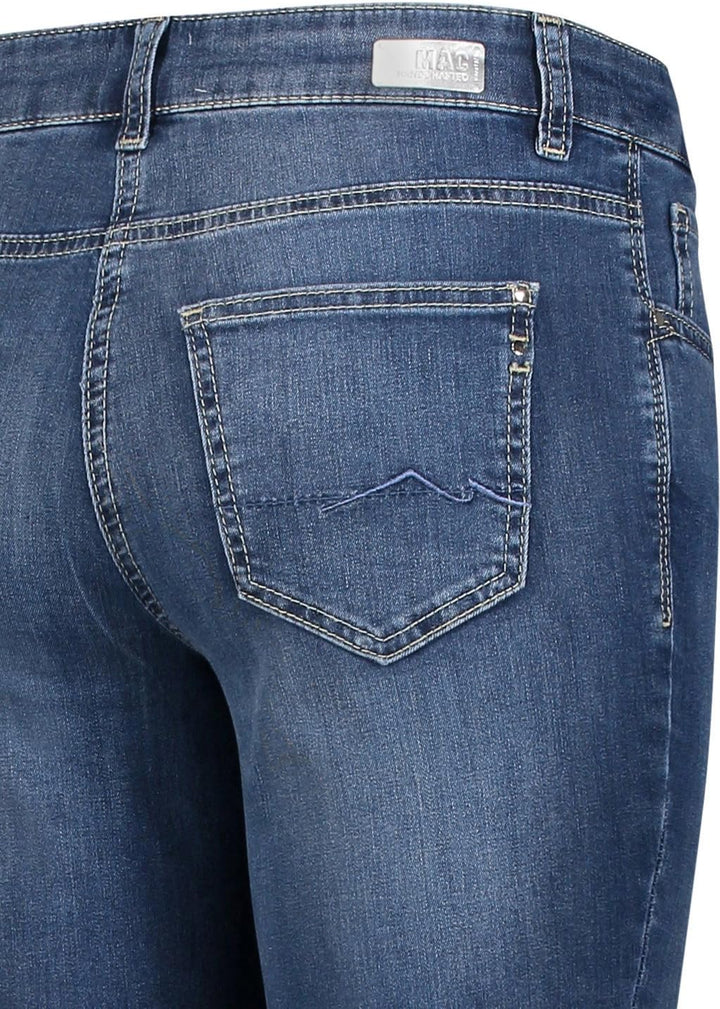 MAC Jeans Damen Jeans Hose Melanie Stretchdenim Grey 34W / 34L Blau (Blau D640), 34W / 34L Blau (Bla