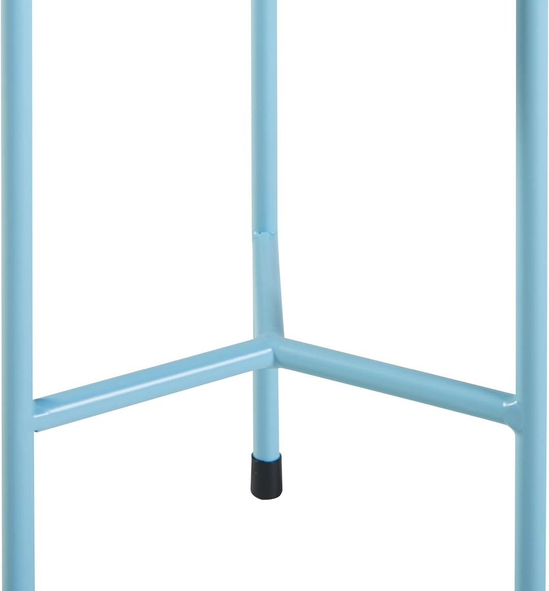 [en.casa] Blumenständer Asten Pflanzenständer mit Blumentopf Metall Hellblau Blumentopfständer Pflan