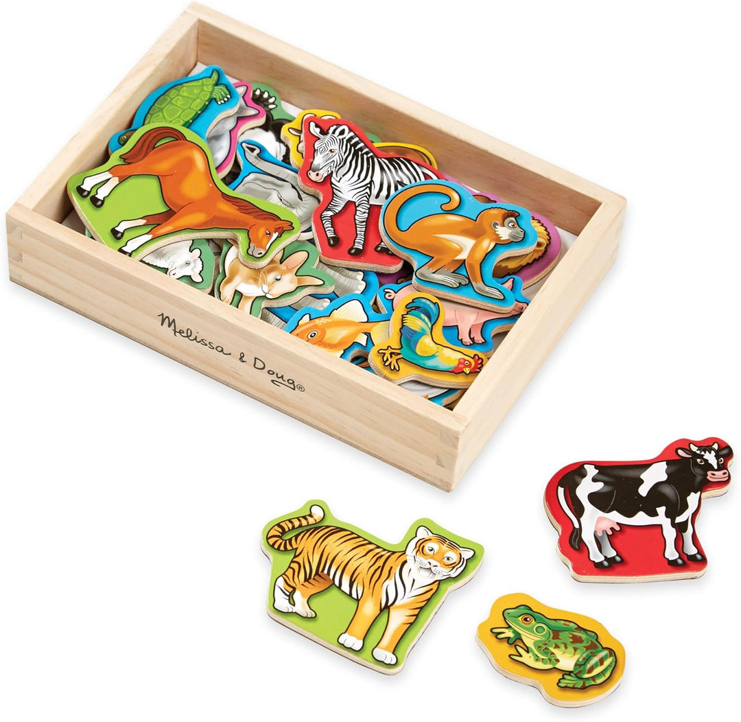 Melissa & Doug Magnetspiel für Kinder ab 2 Jahren, mit magnetischen Tierfiguren, 20 Tiere