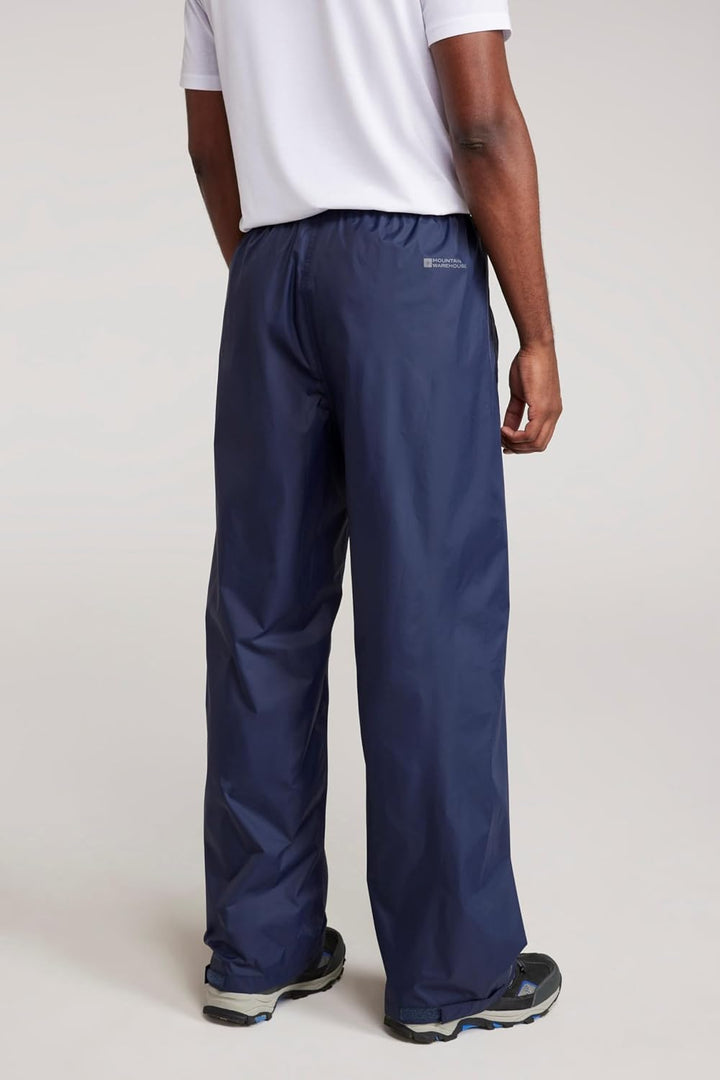 Mountain Warehouse Pakka wasserdichte Überziehhose für Herren - Schnell trocknende Regenüberhose für