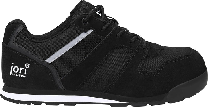 Jori Sicherheitsschuhe jo_Slim Black Low ESD S3, Damen und Herren, Leder/Textil, Stahlkappe, leicht,