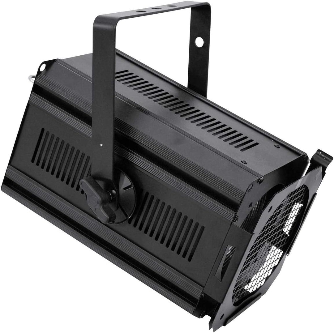 EUROLITE Theatre Spot 650/1000 Fresnel schwarz | Theaterscheinwerfer für Halogenlampe mit 650 oder 1