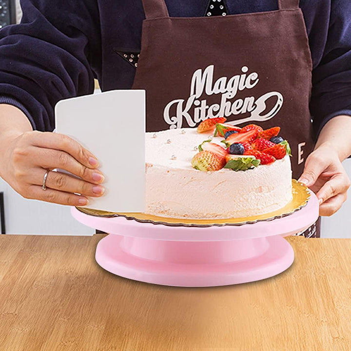 Drehteller für Kuchen, Drehbarer Kuchenständer aus PP, 11-Zoll-Kuchendekorationsset für Kuchen, Gebä