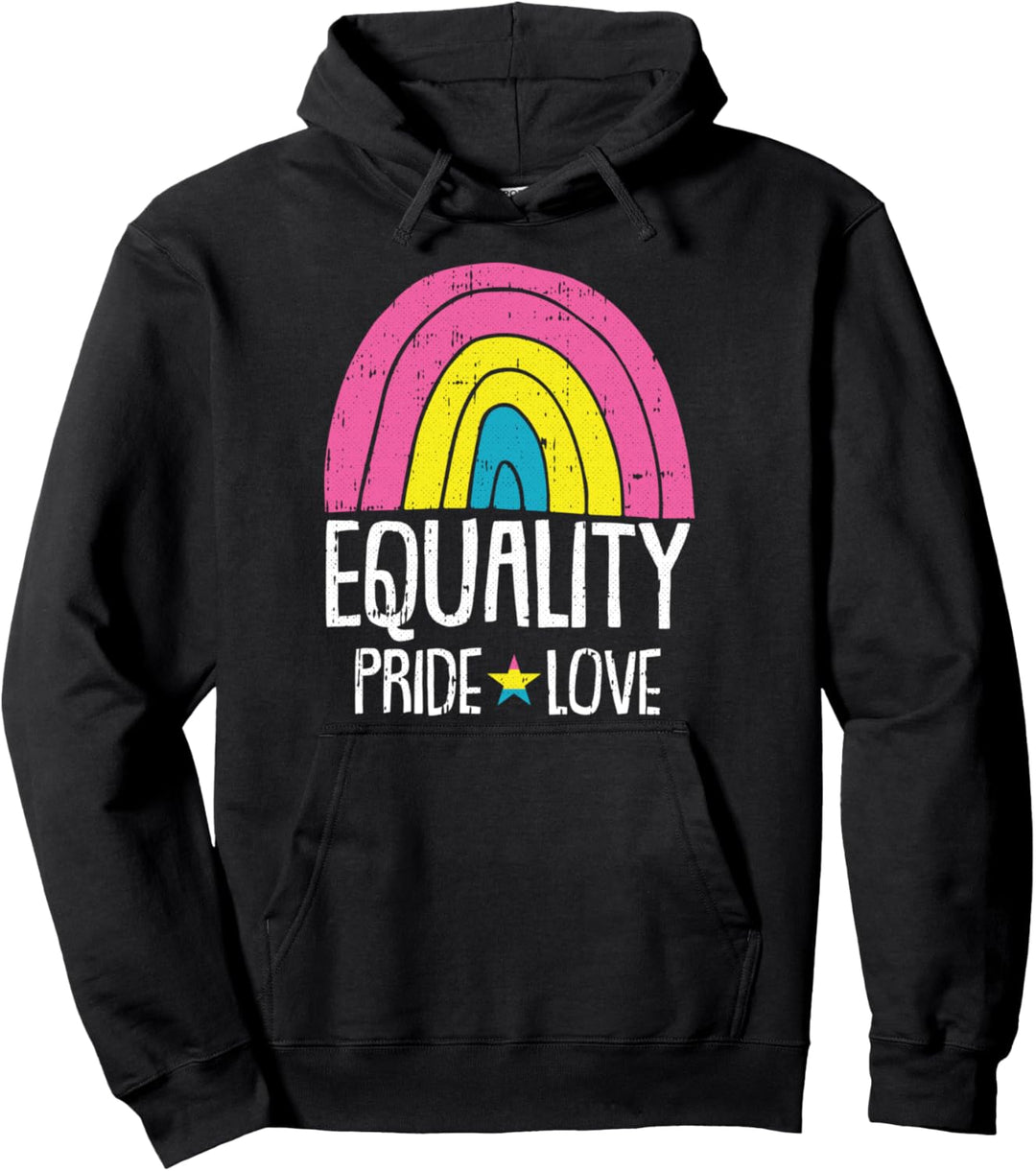 EQUALITY Pride Love Pansexual Regenbogenflagge LGBT-Q Ally Pullover Hoodie