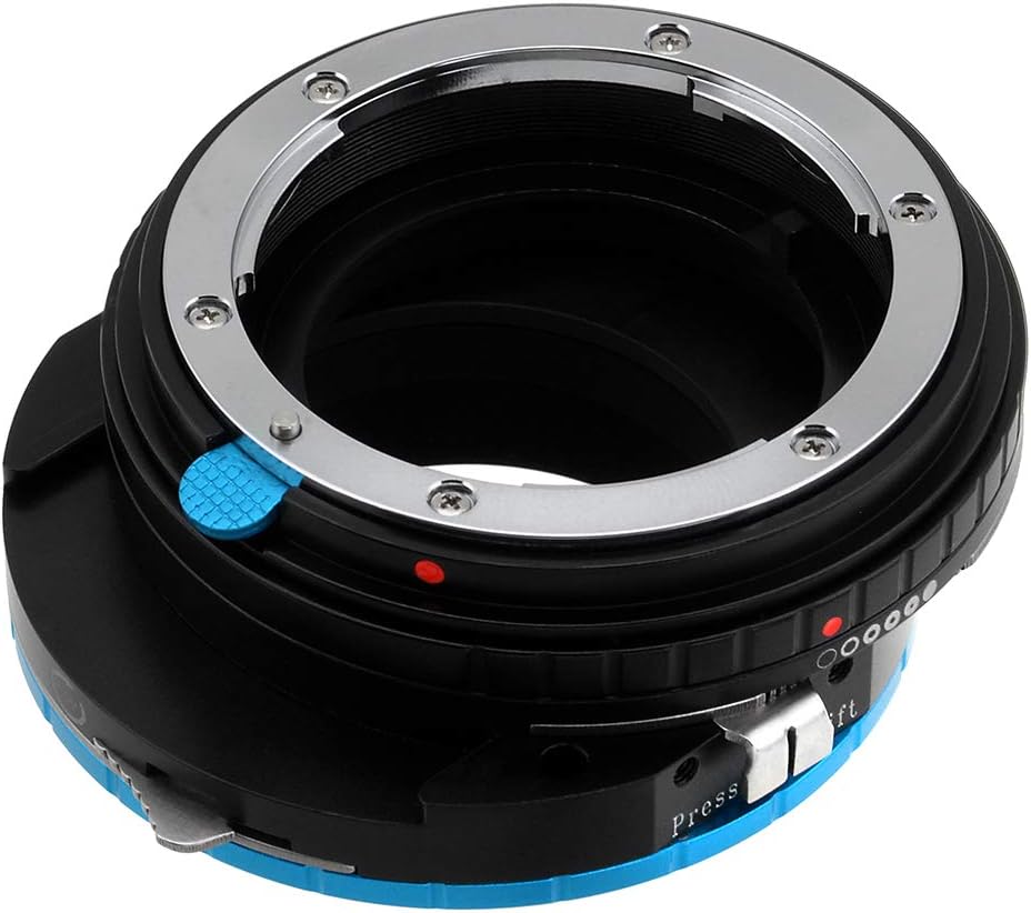 Fotodiox Pro Shift Lens Mount Adapter Compatible with Nikon F-Mount G-Type Lenses on Sony E-Mount Ca