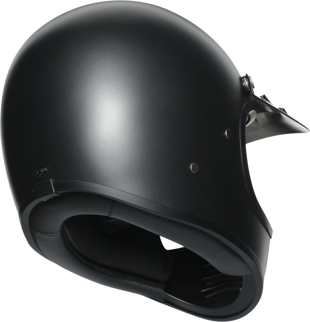 AGV Herren L Motorrad Helm S MATT BLACK, S MATT BLACK