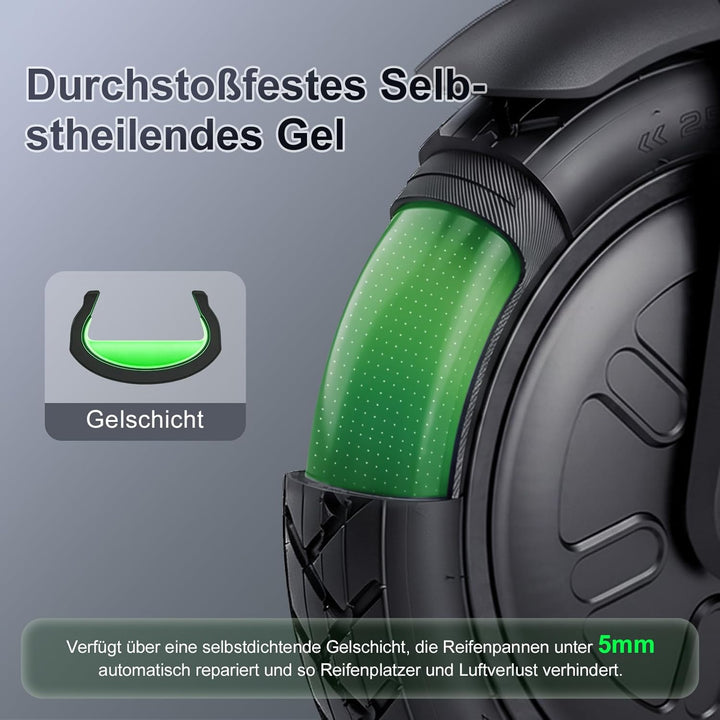 250 x 54 Selbstreparierende Reifen für Xiaomi Mi4 Lite/Pro Elektroroller, 10 x 2.125 Tubeless Reifen