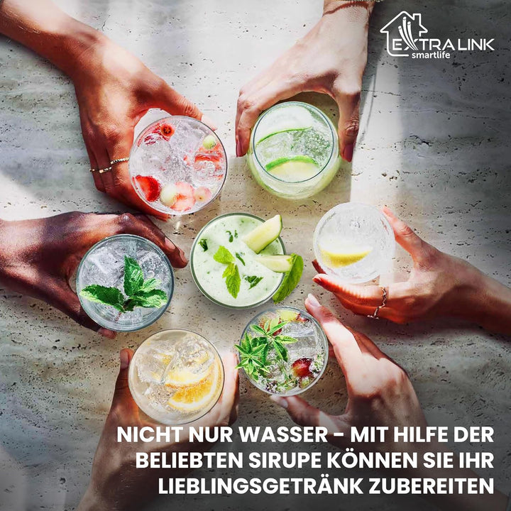 Extralink Smart Life Wassersprudler, Kompakte Grösse, Leicht bis Stark Kohlensäurehaltig - Sprudelwa