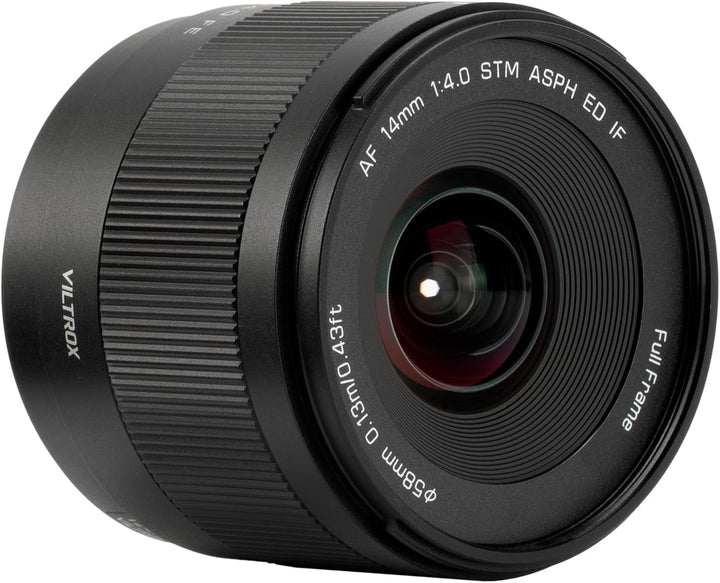 VILTROX 14mm f4.0 FE, AF 14mm f4.0 Air E Mount Objektiv für Sony E, Vollformat Autofokus Ultraweitwi