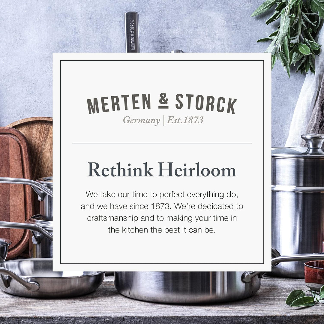 Merten &amp; Storck Tri-Ply 18/10 Edelstahl Induktion 26cm und 30cm Bratpfanne Set, Multi Clad, Backofen