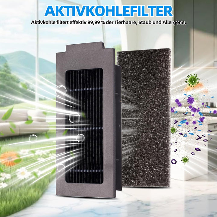 25 Stück Zubehörset für ECOVACS DEEBOT T50 PRO Omni / T50 PRO Omni Gen2 / T50 Omni Saugroboter, Ersa