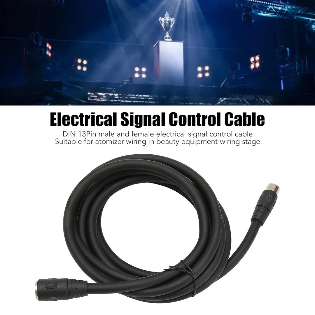 ASHATA DIN-13-PIN-Stecker-auf-Buchse-Kabel, DIN-13-PIN-Stecker-auf-Buchse-Verlängerungskabel, Profes