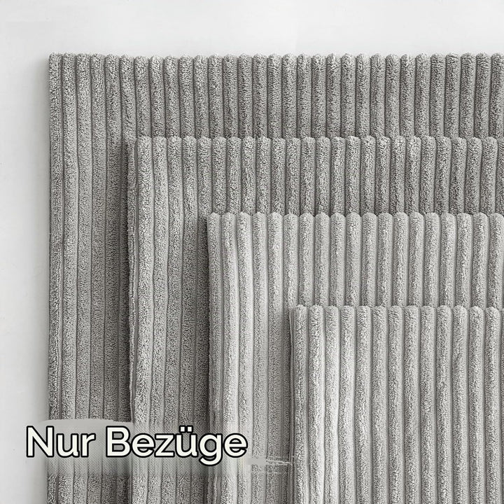 MIULEE 4er Set Kissenbezüge Kord Kissenhülle Dekorative Kissenbezug Sofakissen Couchkissen Dekokisse