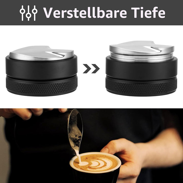 Coffee Leveler Verteiler, Coffee Distributor(58mm Ø),Kaffeeverteiler,Barista Coffee Distributor Tool