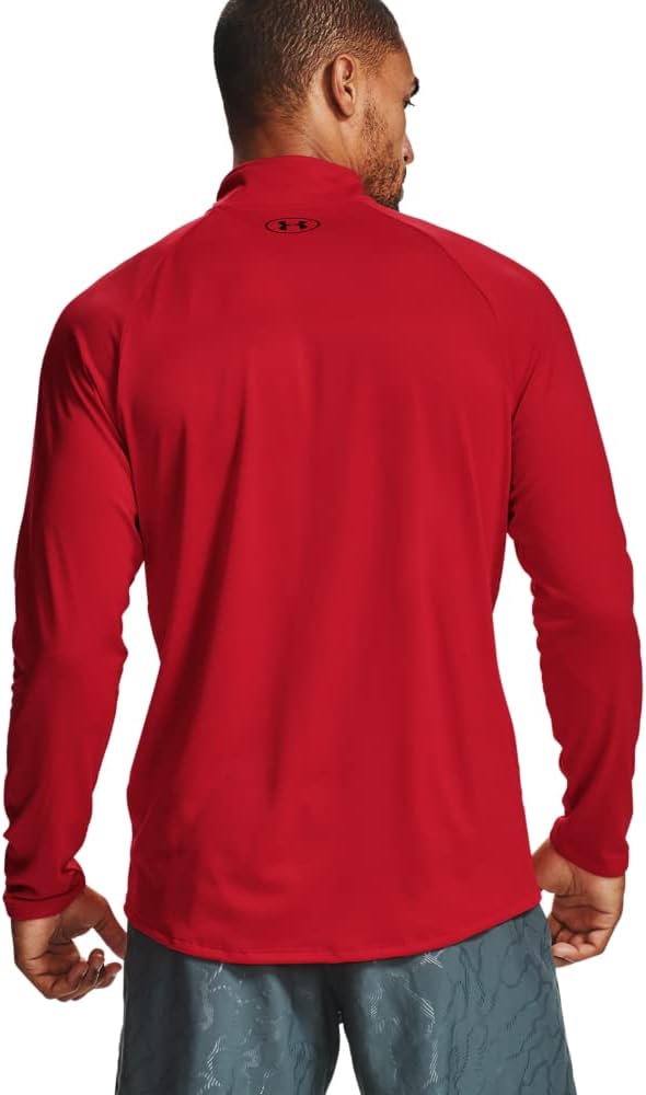 Under Armour Herren UA Tech 1/2 Zip Pullover S Rot, S Rot