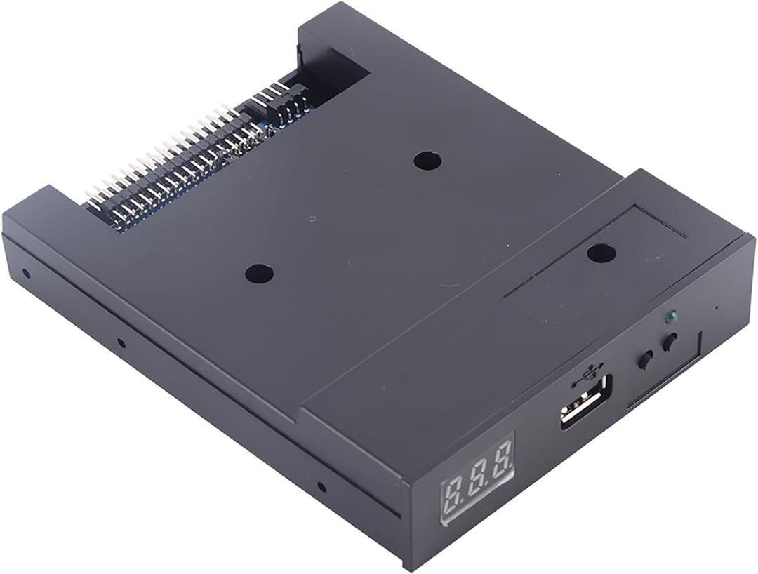 Sfr1m44-u100k USB-Emulator, 8,9 cm (3,5 Zoll), 1,44 MB Diskettenlaufwerk-Emulator, Schwarz