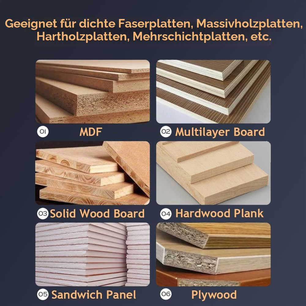EU_HOZLY DLC-Beschichtung, UP-Down-Schnitt, 2 Flöten, Spiralkarbid-Fräswerkzeug, CNC-Fräser, Kompres