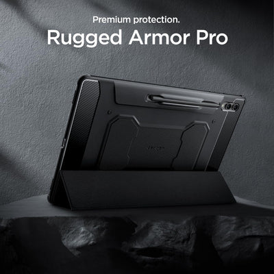 Spigen Rugged Armor Pro Hülle Entwickelt für Samsung Galaxy Tab S10 Ultra (2024) / S9 Ultra (2023) /