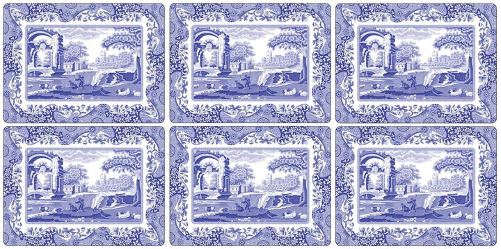 Pimpernel Blue Italian Placemats, Set of 6 by Pimpernel