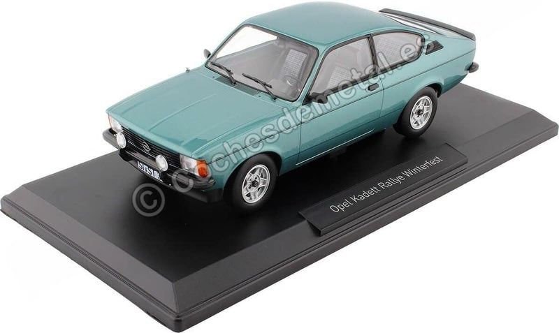Norev kompatibel mit Opel Kadett C Rallye Winterfest 1978 türkis Modellauto 1:18