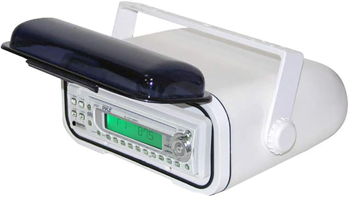PYLE AUDIO INC plmrcw3 Universal Marine Stereo Full Body Gehäuse – Weiss