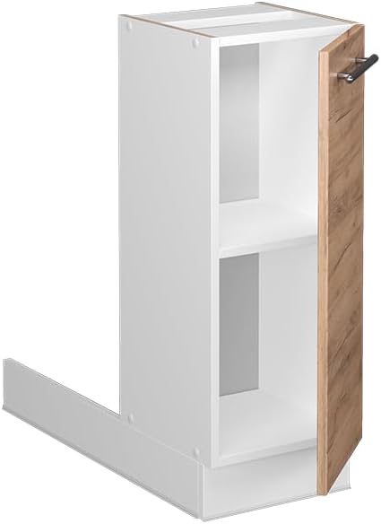 Vicco Kücheninsel Fame-Line, Goldkraft Eiche/Weiss, 30 cm ohne Arbeitsplatte Goldkraft Eiche Regalin