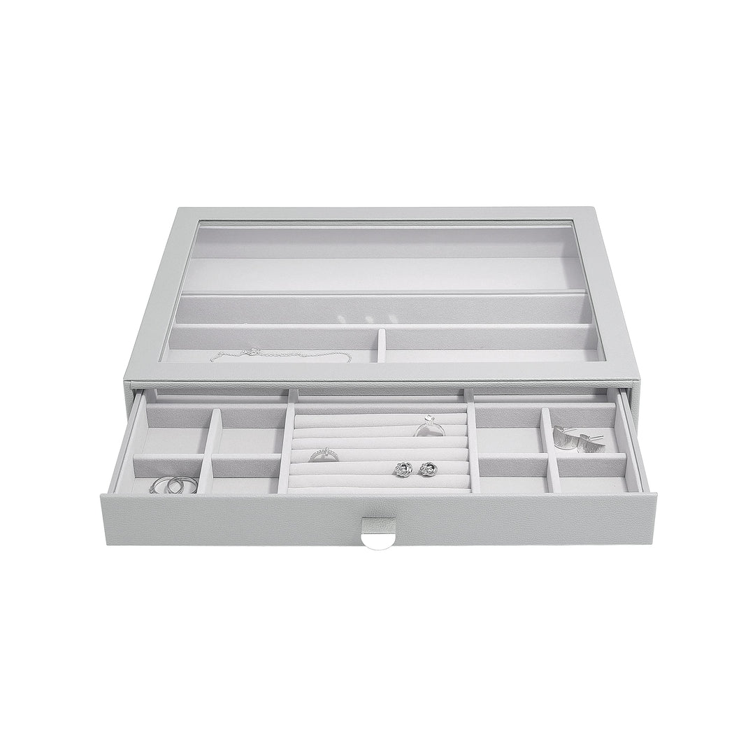 Stackers Pebble Grey Supersize Jewellery Box Display Drawer, Pebble Grey