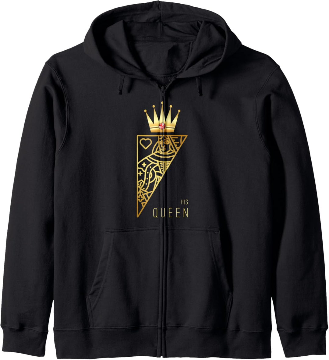 Seine Königin Lustiges Geschenk für Paare Kapuzenjacke