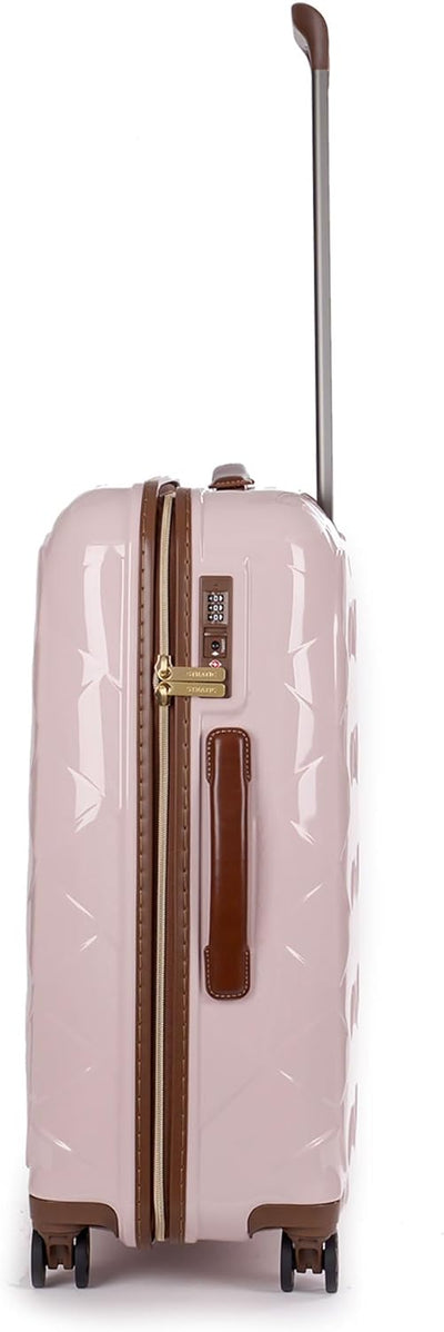 Stratic Leather & More 4-Rollen Trolley 65 cm Rose 60 cm, Rose 60 cm