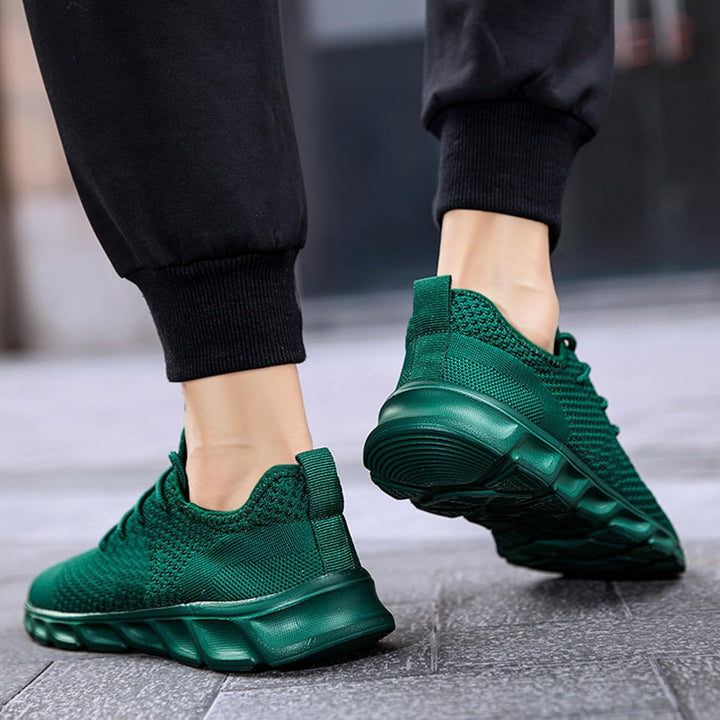 MGNLRTI Herren Sneaker Walkingschuhe Atmungsaktiv Strassenlaufschuhe Leicht Freizeit Sportschuhe für