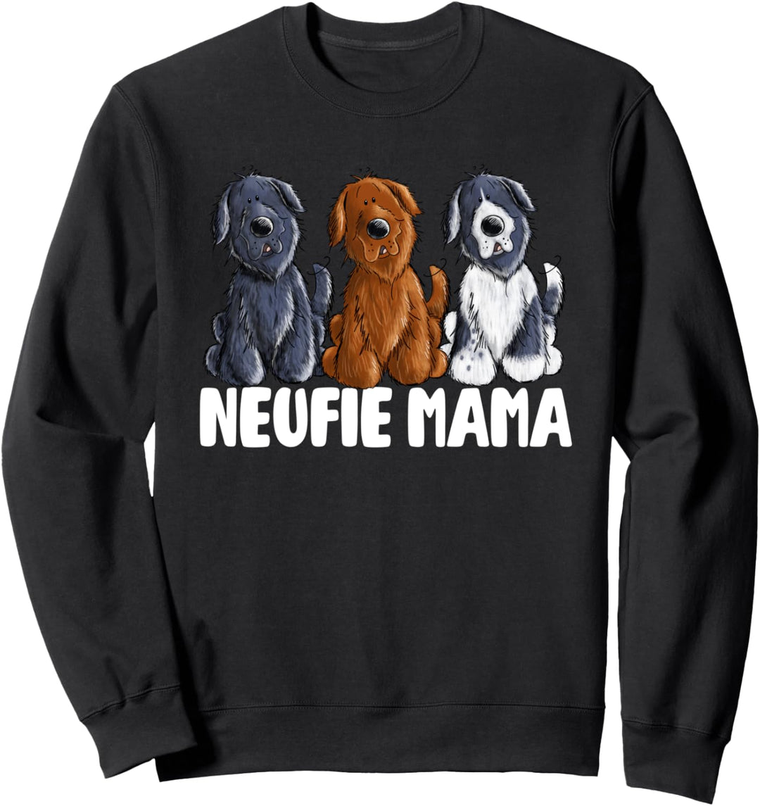 Neufundländer Mama T Shirt Geschenk fürs Hunde Frauchen Sweatshirt