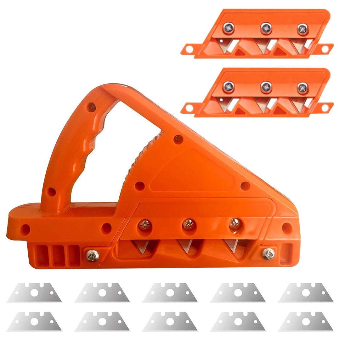 Kantenhobel für Gipskartonplatten, Gipskarton-Kantenhobel Gipskarton mit 10 Klingen, Robuster Hobel