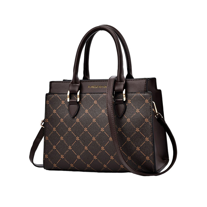 NICOLE &amp; DORIS Handtasche Damen Mittelgross Frauen Umhängetasche Elegant Schultertasche PU Leder Hen