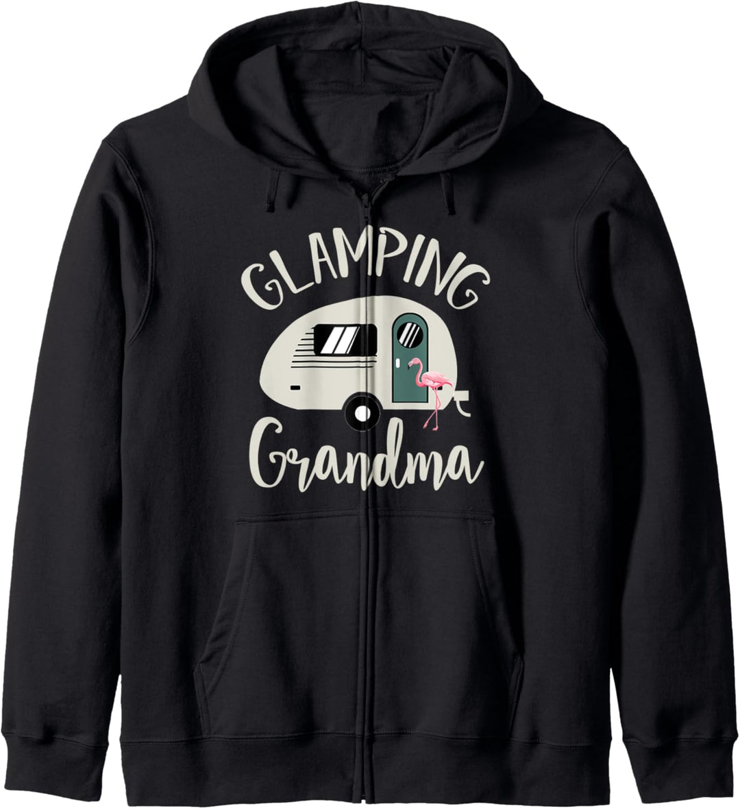 Glamping Grandma Funny Glamorous Camping Mother's Day Kapuzenjacke