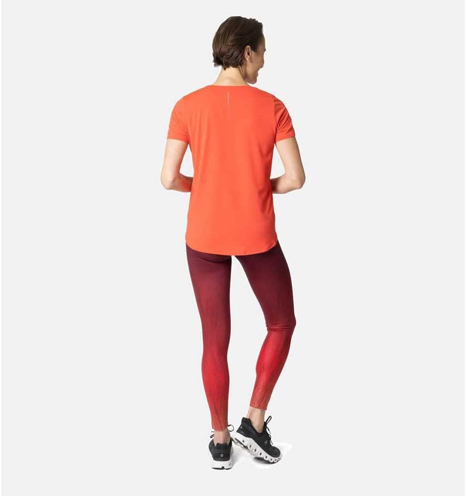 Odlo Damen Zeroweight Chill-tec_313871 Kurzarm Laufshirt L Cayenne, L Cayenne