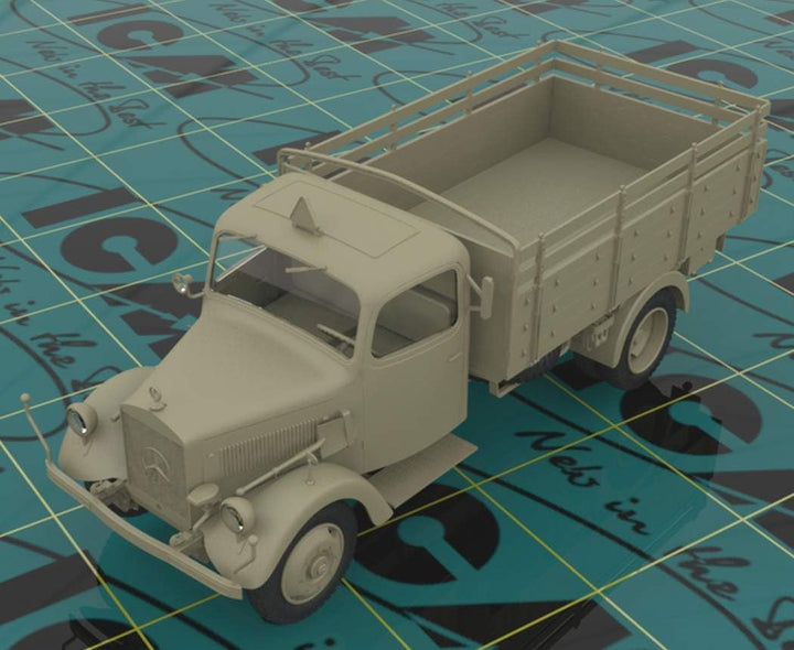 ICM 35420 Modellbausatz Typ L3000S, WWII German Truck, Schwarz, Extra gross