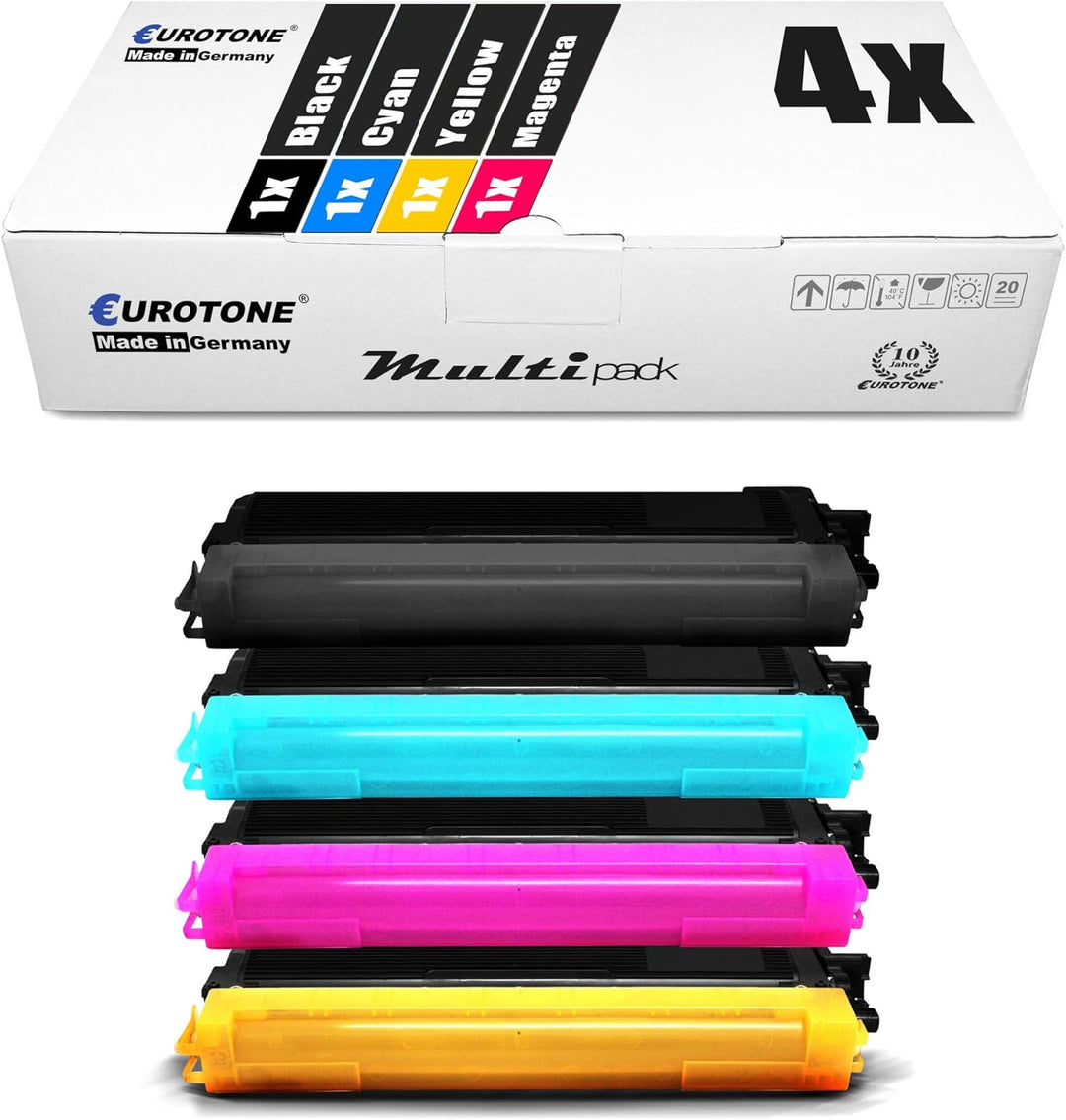 Eurotone 4X Toner TN230 Set für Brother HL 3040 3070 / MFC 9120 9320 CN/DCP 9010 - Premium Alternati