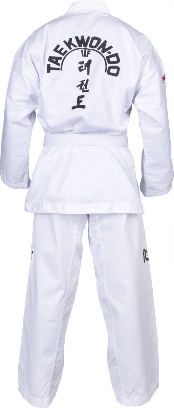TOP TEN Taekwond-Do Dobok „De-Luxe“ (ITF Approved) 180 Weiss, 180 Wei&amp;