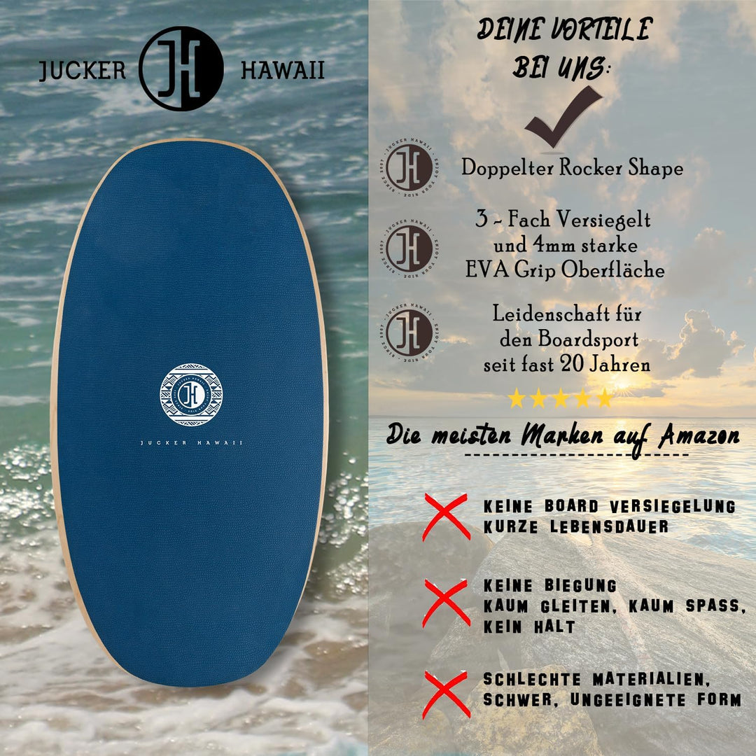 JUCKER HAWAII Skimboards PUNA, ULUA und KEIKI KEIKI BLUE, KEIKI BLUE