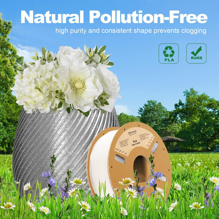 ERYONE Spezielles PLA Filament 1,75mm +/-0,03mm, 3D-Druck-Filament PLA 1,75 mm f¨¹r 3D-Drucker und 3