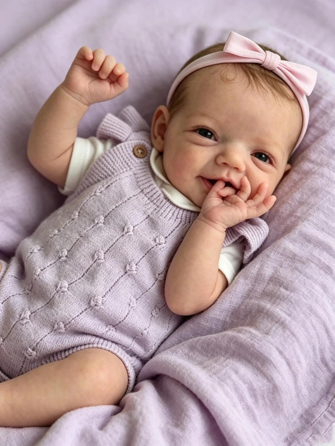 Zero pam Reborn Baby Vollsilikon lebensecht Offene Augen, 50CM Reborn Baby Mädchen, Lebensechte Echt