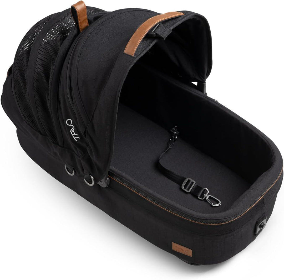 Tavo Maeve Medium Flex‑Griff Haustier‑Autositz mit ISOFIX‑Bodenplatte, 2 Matratzenauflagen, Geeignet