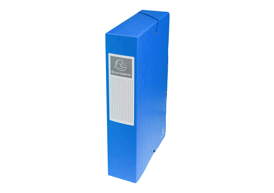 Exacompta 50602E 8er Pack Premium Sammelboxen Aufgebaut mit Gummizug 60 mm breit aus extra starkem C